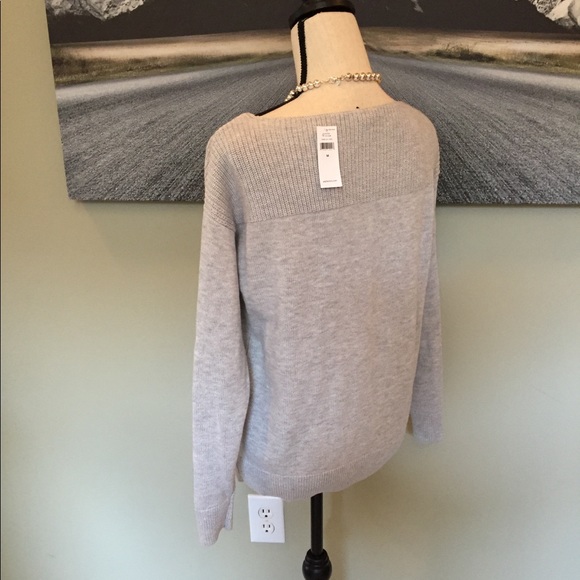 Grey Argyle Gap sweater - Picture 3 of 5